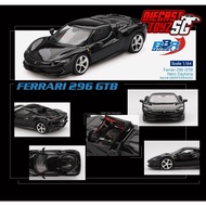 (( SG STOCKS )) BBR 1/64 Ferrari 296 GTB Nero Daytona - BBRFER64003