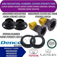 ABSORBER MOUNTING, COVER, STOPPER, RUBBER (FRONT, REAR) FOR LEXUS GS300 GS350 GS430 GS450 GS460 [GRS