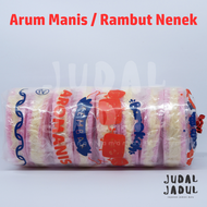 Arum Manis Rambut nenek 1 pack isi 10 Tebal Dan Besar - aromanis - arumanis - harum manis - cemilan 