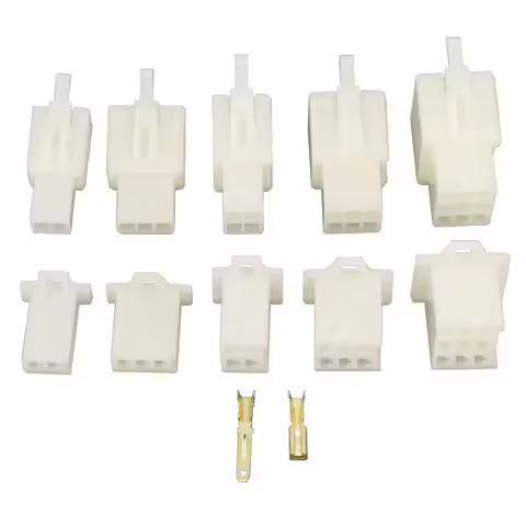 5 Sets 2.8mm Connectors （2+3+4+6+9）Pin DJ7021A~DJ7091A-2.8 Electrical Wire Plug Male and female Auto
