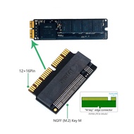 M.2 M Key NGFF NVMe PCIe 2280 SSD Converter for Laptop 2013-2017 A1465 A1466 A1398 A1502 A1419