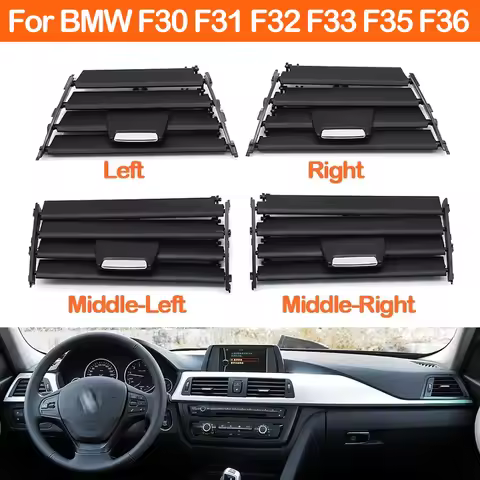 Dashboard Left Right Middle Air Conditioner AC Vent Grille Outlet Repair Kit For BMW 3 4 Series F30 