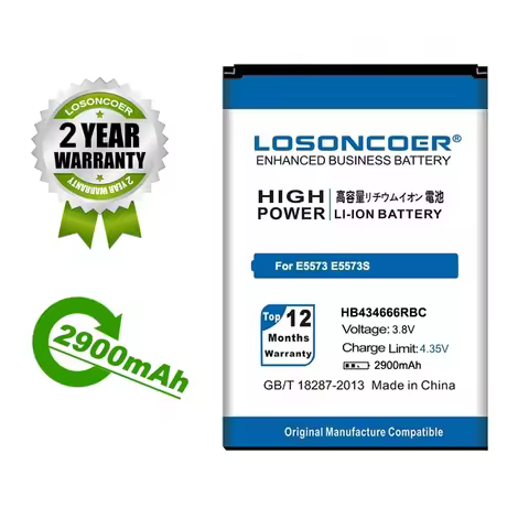 Battery 2900mAh HB434666RBC For Huawei E5573 E5573S E5573S-32 E5573S-320 E5573S-606 E5573S-806