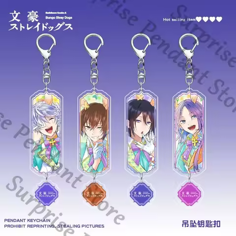 Bungo Stray Dogs Anime ambitus Gogol dazai osamu Sigma Nakahara Chuya acrylic keychain quadratic ele