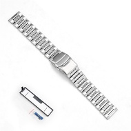 Stainless Steel Strap With Tool For SEIKO Universal 18MM 20MM 22MM 24MM