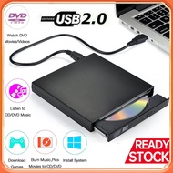 External CD DVD Drive USB Slim Portable External DVD Player Optical Drive DVD CD-RW Burner Driver La