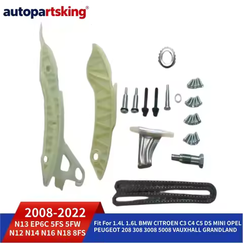 Engine Part Timing Chain Kit Fit 1.4 1.6 L N16 EP3 EP6 GAS 07-21 For BMW CITROEN C3 C4 C5 DS MINI OP