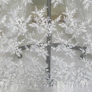 Pearl Embroidery Fabric Wedding Dress Children Clothing Fabric Computer Bead Embroidery Nail Bead La