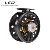 LEO Fishing Reel Right Left Hand Interchangeable Front Reel Barang Pancing Fly Reel Mesin Pancing Ba