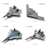 Modern Educational B-2 F-14 F-22 F-35 Ah-64 Su-35 Su-57 T-14 Ec-665 Model Toys Airplane For Ch