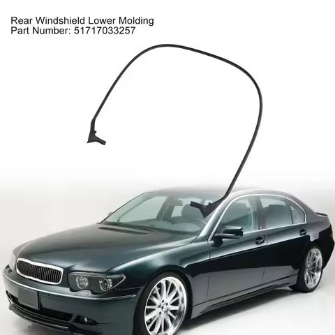 Car Rear Window Lower Moulding 51717033257 Replacement for 7 series E65 2000-2008 Rear Windshield Se
