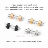 3.5mm 4.5mm AP End Links for 44mm Offshore - 26/28mm FKM Rubber Band Fits AP15710/15720 | OEM Spec B