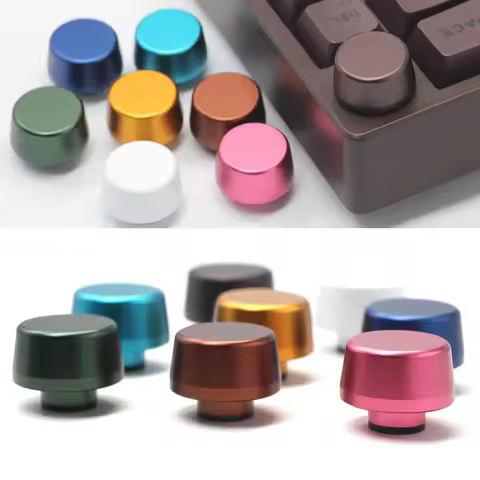 10Colors Round Metal Knob for C65 IK75 Mechanical Keyboard Accessories Volume Brightness Adjust Part
