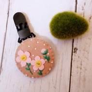 八卦符尺寸平安符袋~小花刺繡款~5cm不織布