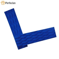 [Perfeclan] 2Pcs EVA Non Slip Skimboard Traction Pad Bar grip Surfboard Surfing - Blue, 35x10cm