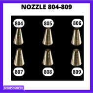 (1PIECE) Round Nozzle 801 802 803 804 805 806 807 808 809 Cream Decoration Cake Tips StainlessSteel 