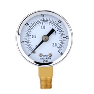 Pressure Gauge - 0 - 30 psi 0 - 2 bar Mini Dial gauge compressor meters hydraulic pressure gauge Gag