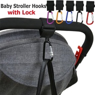 MAURICE Baby Stroller Hooks Convenient Portable Pushchair Hanging Hook Shopping Pram Hook Stroller Accessories Wheelchair Metal Buckle