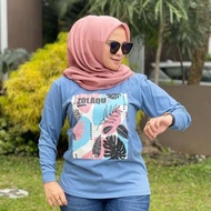 ZOLAQU ORIGINAL LENGAN PANJANG / KAOS ZOLAQU COTTON COMBED 24S PREMIUM