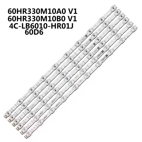 6Pcs/Set LED Strip For 4C-LB6010-YH01J YH02J HR01J HR02J 60HR330M10A0 V1 60EP660 60U5950C 60F60 60D6