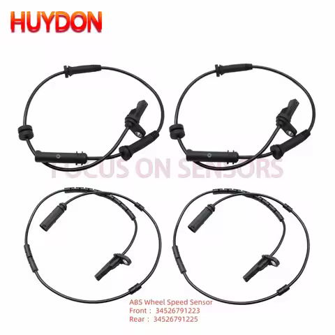 4PCS 34526791223 34526791225 ABS Wheel Speed Sensor For BMW F22 228i M235i M240i F23 F30 335i F32 42