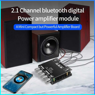 COD HongX Audio Amplifier Bluetooth 5.0 AUX 2.1 Channel Subwoofer - ZK-MT21 / amplifier ampli mobil