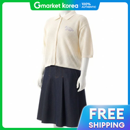 MAISON KITSUNE 25 BABY FOX EMBROIDERED POINTELLE CARDIGAN OW00515KT1135-0145 เบบ ฟอกซ