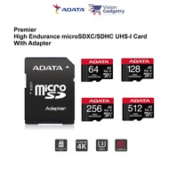 Adata High Endurance Micro SD SDXC/SDHC UHS-I Card A2 4K (64GB/128GB/256GB/512GB)
