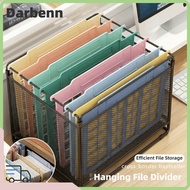 DARBEMY 8pcs Hanging File Divider, Plastic Multicolor Hanging Folder Separator, Durable A4 File Rack