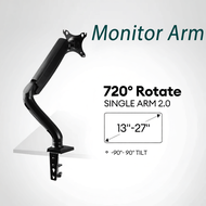 Monitor Arm Desktop Mount Bracket 17”-32”Monitor Stand 360° Multi-Direction Adjustable Computer Bear
