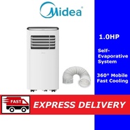 portable aircond Midea 1.0hp Portable Air Conditioner Air Cond MPO-10CRN1 / MPH-09CRN1 Aircond【HPH】