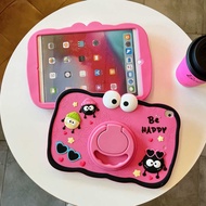 Suitable for Apple 2023 Cartoon Silicone Case ipad Protective Case 34cm mini45 Tablet Shock-resistan