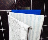 掛桿式不鏽鋼旋轉抹布桿　304不鏽鋼製　廚房收納架　抹布架