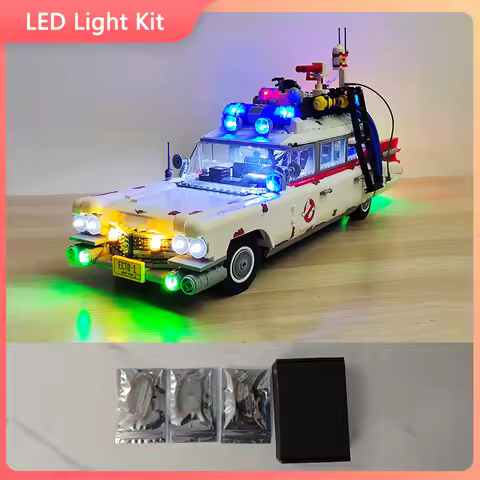 LED Light Set For 10274 Compatible 50016 Ghost Busters (Only LED Light, NOT Include The Model Bricks