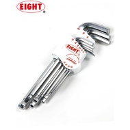 Japan Imported Baili EIGHT Metric Extended Ball Head Allen Wrench Set TMS-7/TMS-9