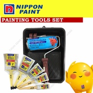 NIPPON PAINTING TOOLS SET NIPPON PAINT ROLLER NIPPON PAINT BRUSH PAINT TRAY