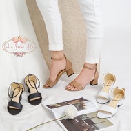 TSA88 - Women's Chunky HEELS CLASSIC TOFU SLOP HEELS