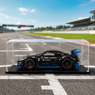 Custom Size Acrylic Display Case Dustproof Showcase for LEGO 42176 Porsche GT4 e-Performance