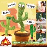 🌈[ ]Kaktus Cactus Dancing Plush Toy Talk Kaktus Bercakap Dancing Toys Song Plus kaktus joget