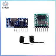 LEFT 433Mhz Wireless RF 4 Channel Output Receiver Module and Transmitter EV1527 Code GHT