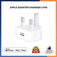 USB Power Adapter Charger iPhone Kaki 3 Original 100% Kepala Batok