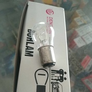 DENSHIN Universal Motorcycle Stop Light Bulb 12v 21/6cp