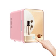 Beauty Mini Fridge Home Dimmable Makeup Mirror Special Skincare Mask Fridge New Model Mirror Dormito