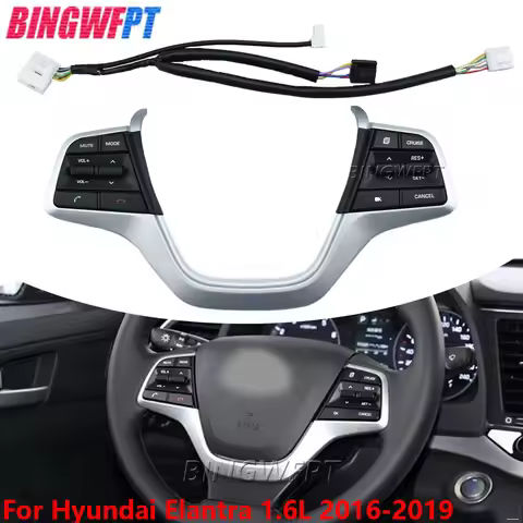 For Hyundai Elantra 1.6L 2016 2017 2018 NEW Steering Wheel Button Switch Bluetooth Volume Channel Ph