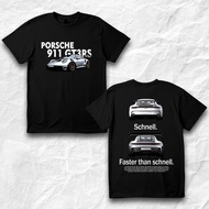 COD,Porsche 911 GT3 T-shirt RS FERRARI F40 PINK Porsche 997 GT3 RS Porsche 996 GT3 RS RETRO TEE COTT