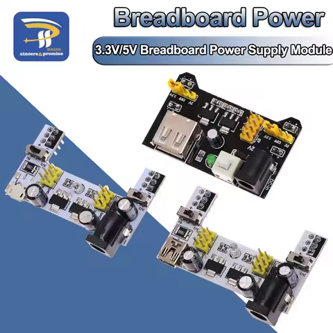 MB102 Mini Micro USB Interface Breadboard Power Supply Module MB-102 Module For Arduino DIY Kit Whit