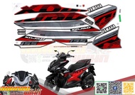 สติ๊กเกอร์ Aerox155 2020 รุ่น 6 สีน้ำเงินขาวดำแดงฟ้าเขียว Yamaha Aerox2020