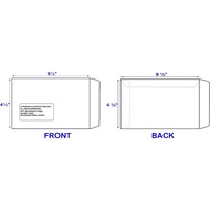 Envelope White (4 1/2 x 9 1/2") Window"