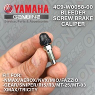 YAMAHA CALIPER BLEEDER WITH CAP 4C9-W0048-00 FOR NMAX/AEROX/MIO/SNIPER/R15