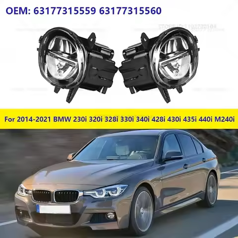 For 2014-2021 BMW 230i 320i 328i 330i 340i 428i 430i 435i 440i M240i (F22 F23 F30-F36) Fog Light Lam